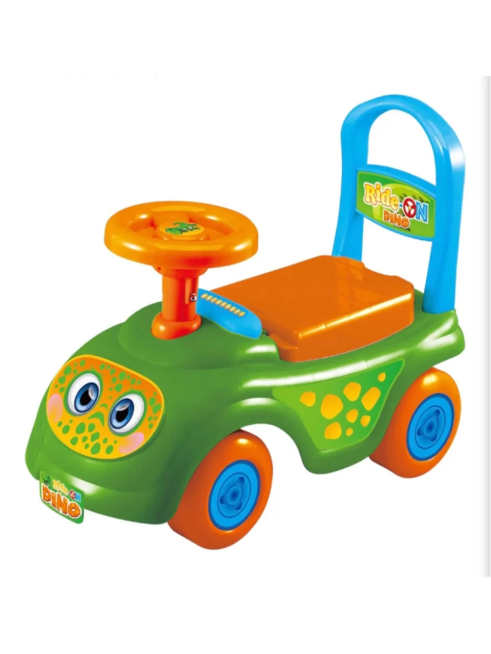 Rugged Racers Ride on Dinosaur Toy,Mini Buggy for Boys and Girls,Push and Pull
